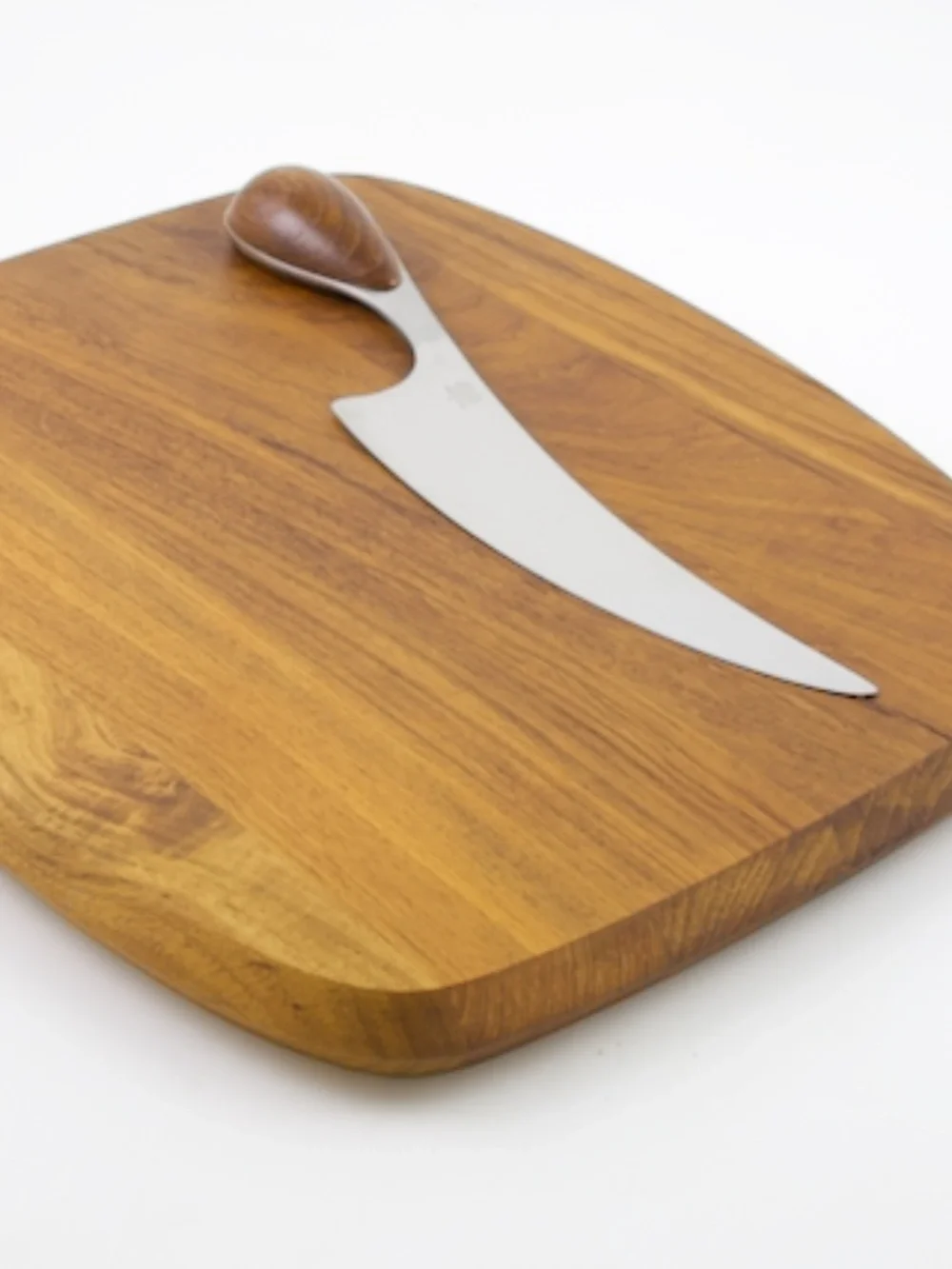 Vintage Dansk Int'l Designs Denmark Vivianna Torun Cheese Cutting Board & Knife